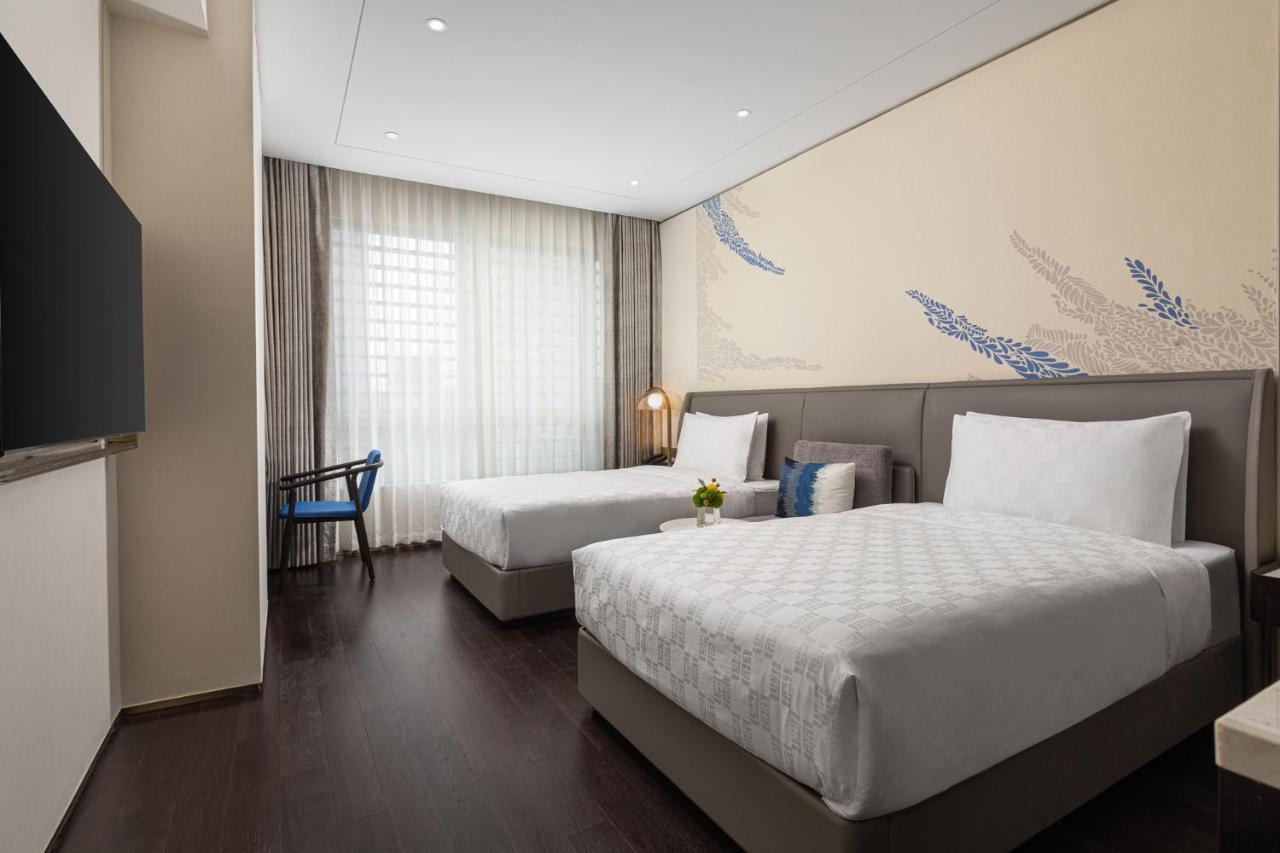 Hualuxe Shanghai Changfeng Park Xangai Exterior foto